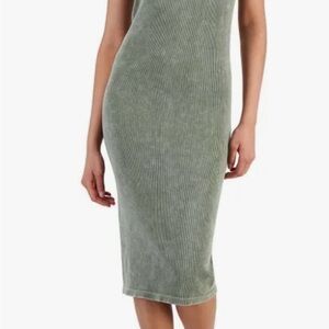 Crave Fame Green One Shoulder Bodycon Dress